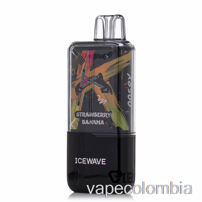 Vape Recargable Icewave X8500 Desechable Fresa Plátano